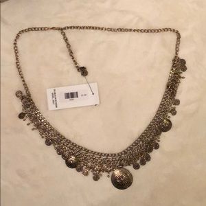 gold coin chain belt